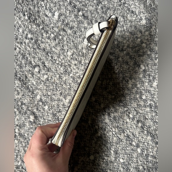 Coach Silver Wristlet Clutch - Picture 4 of 5